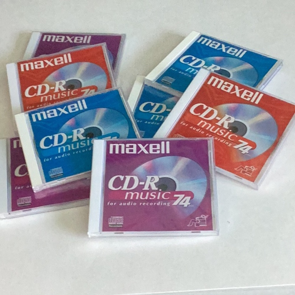 8 Maxwell CD-R for audio recording